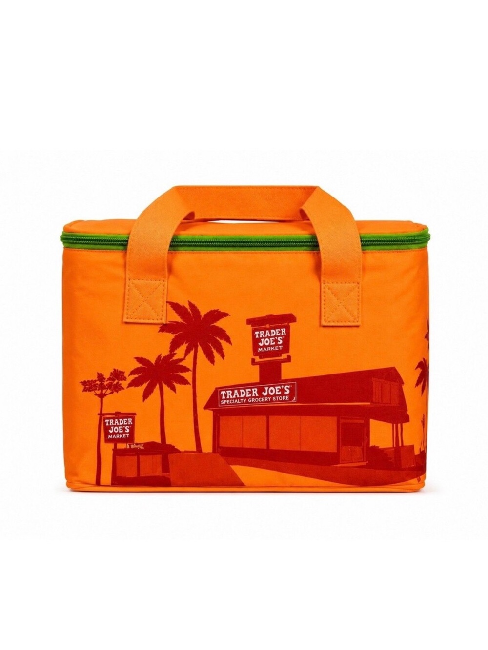 Trader Joe's MINI Insulated Tote Lunch Bag Orange 2026 NWT